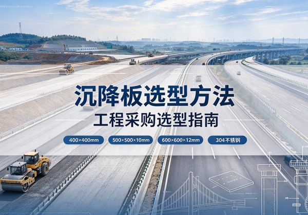 天元沉降板选择方法